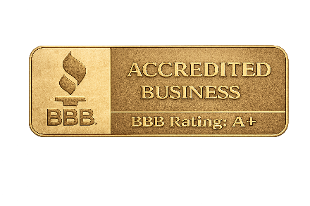 BBB Accredited Business — A+ Rating